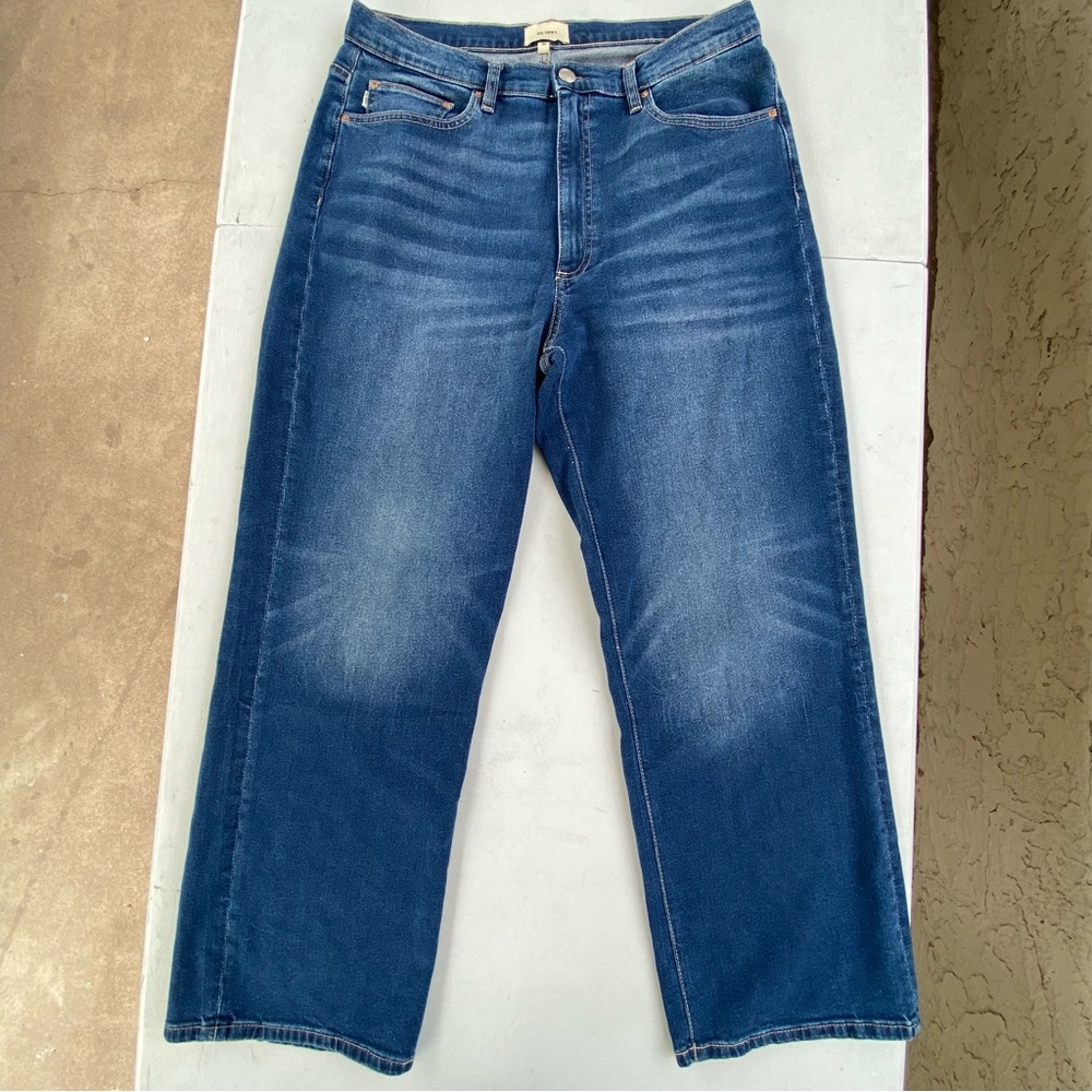 DL1961 Karmine Women’s High Rise Wide Leg Jeans Blue Denim 31 Clearwater 90s Y2K